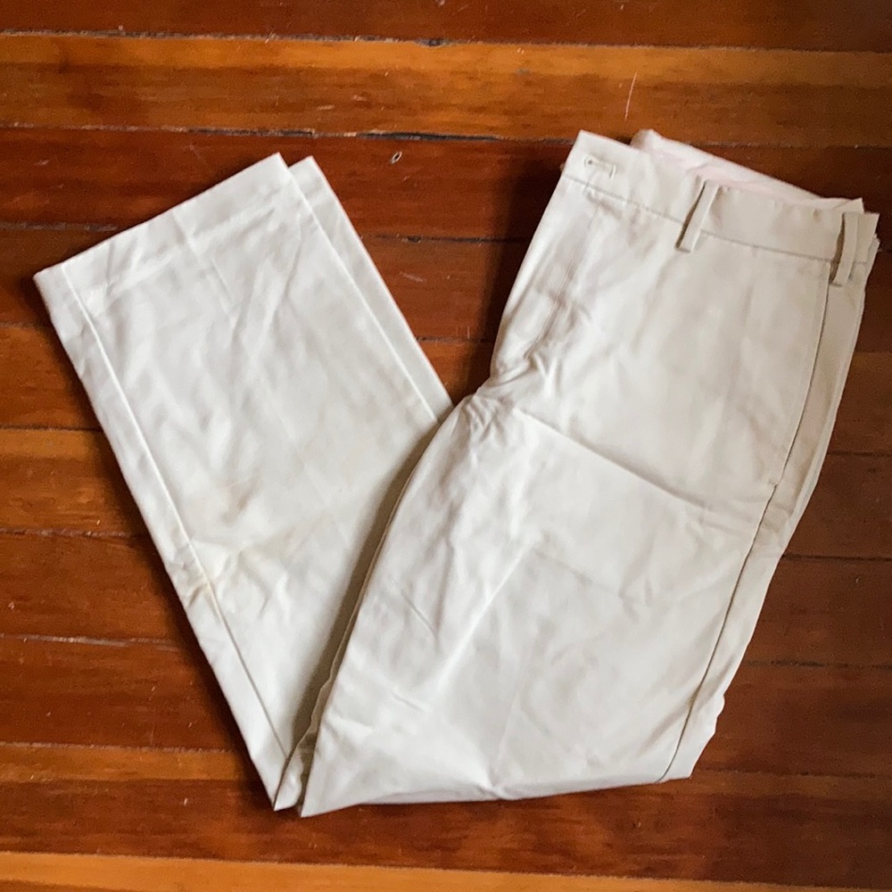 Van Heusen white kahki